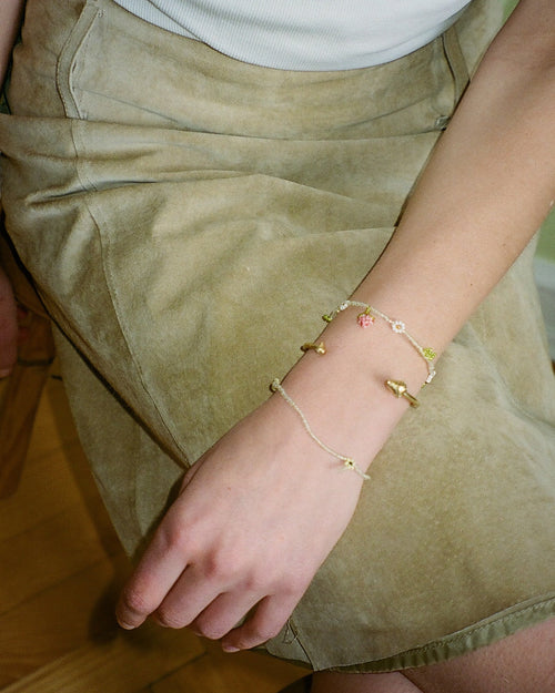 Pura Utz - Bracelet Mini Flor - Jaune
