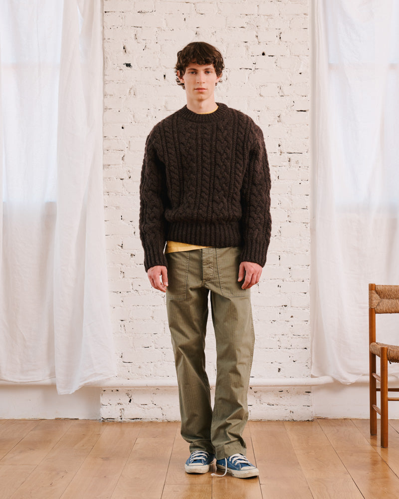 Merci - Pull Marius - Marron Chiné