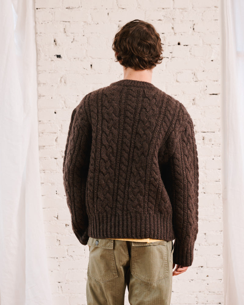 Merci - Pull Marius - Marron Chiné