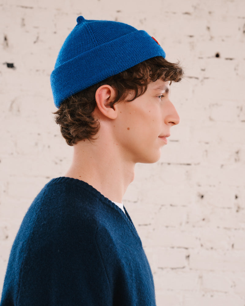 Merci - Bonnet Alba - Bleu Royal