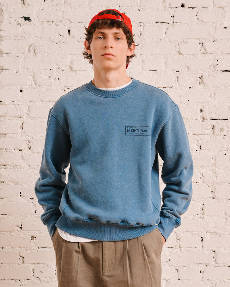 Merci - Miles Sweatshirt - Indigo