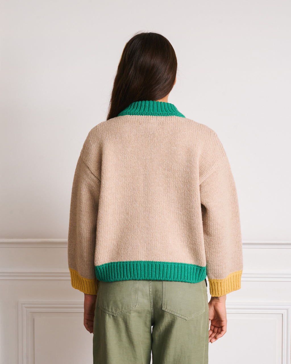 Merci - Cardigan Flora - Ecru Multi