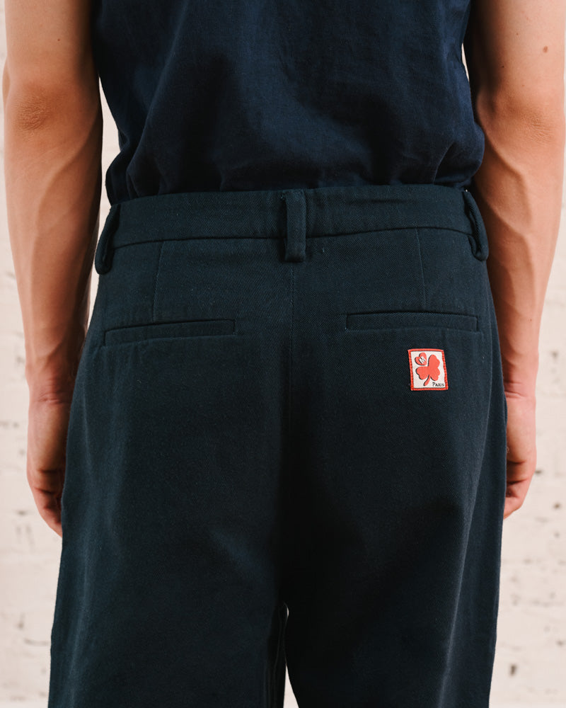 Merci - Pantalon Chino Abram - Marine