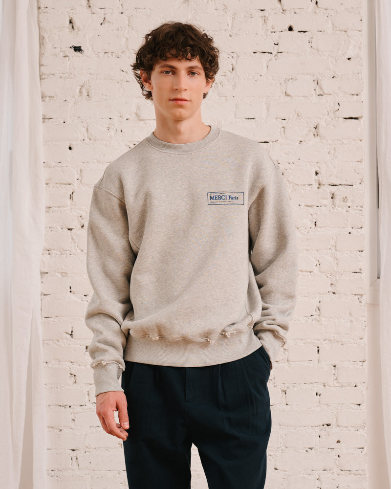 Merci - Sweat Miles - Gris Chiné