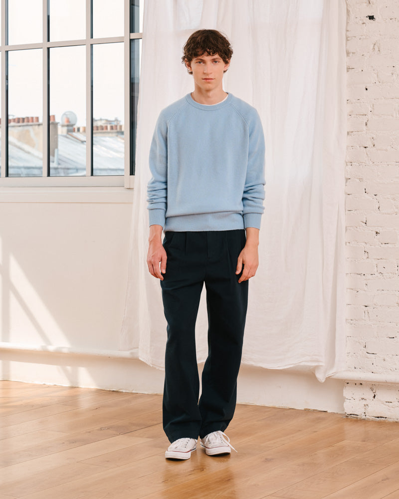 Merci - Pull Claudio - Bleu Ciel