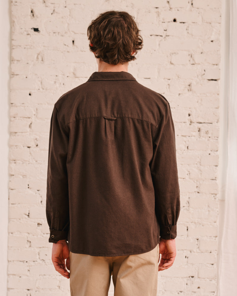 Merci - Pietro Flannel Shirt - Brown