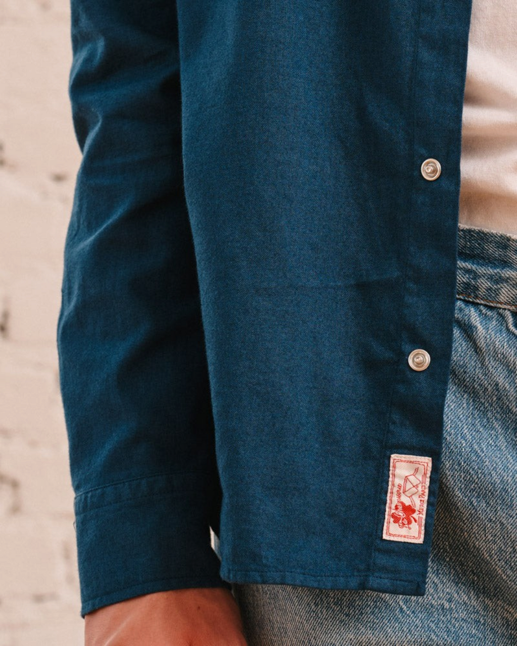 Merci - Pietro Flannel Shirt - Navy