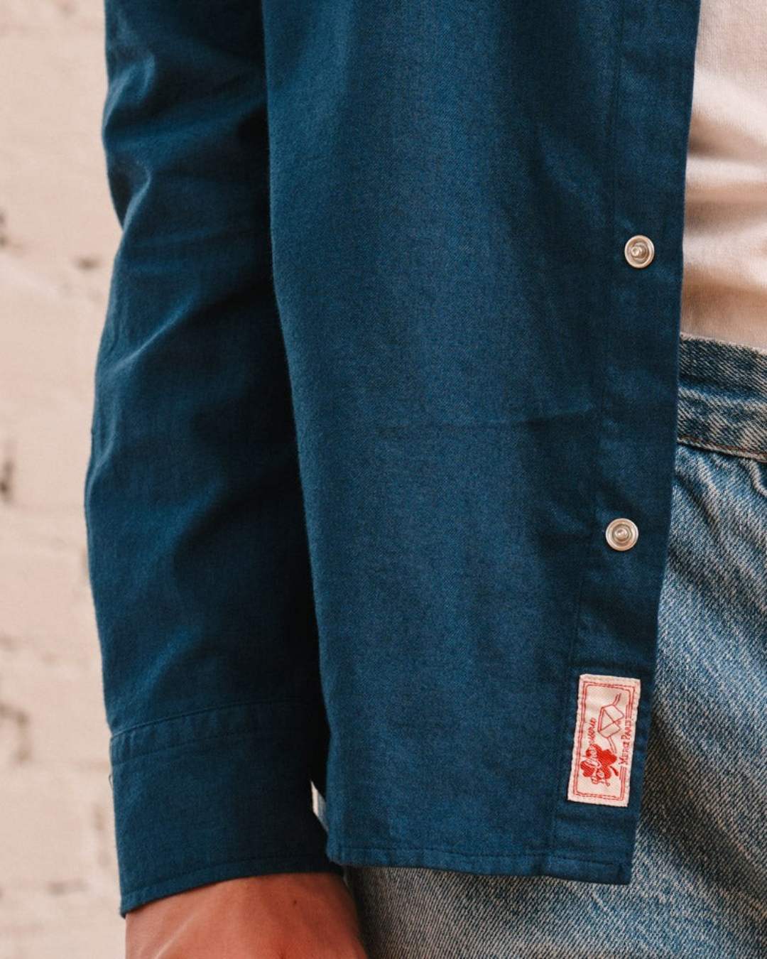 Merci - Pietro Flannel Shirt - Navy
