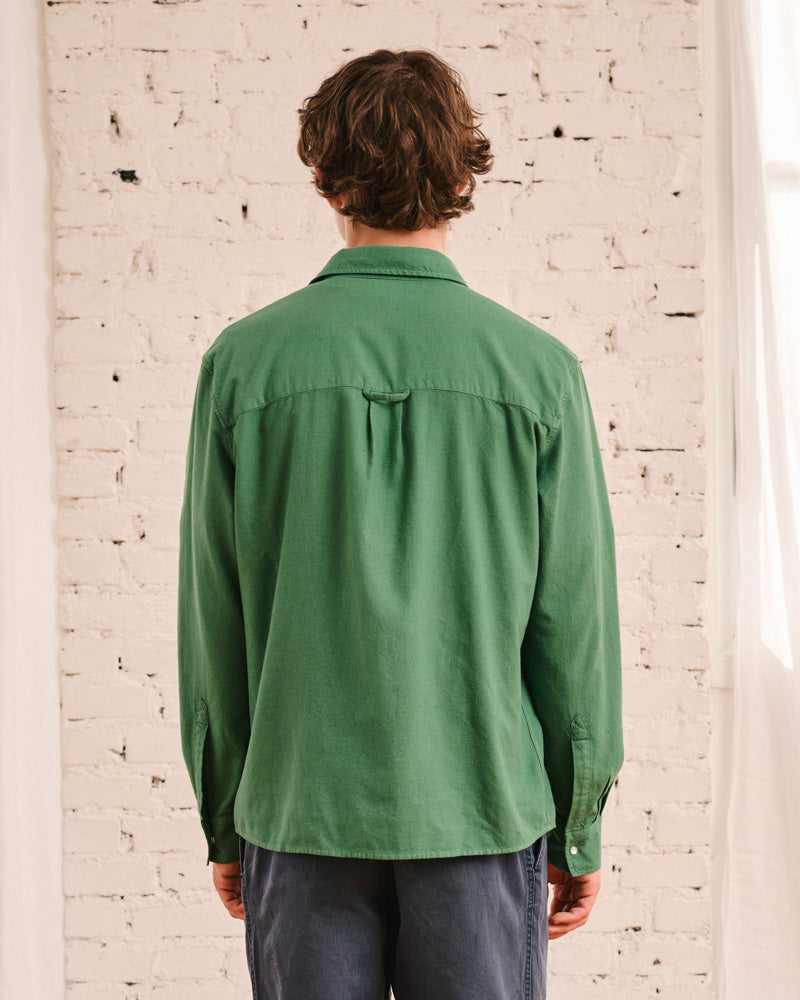 Merci - Chemise Pietro Flanelle - Vert