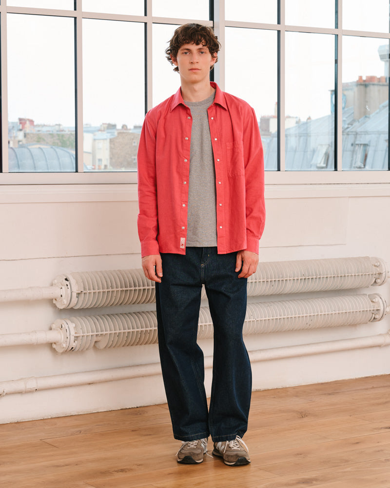 Merci - Pietro Flannel Shirt - Pink