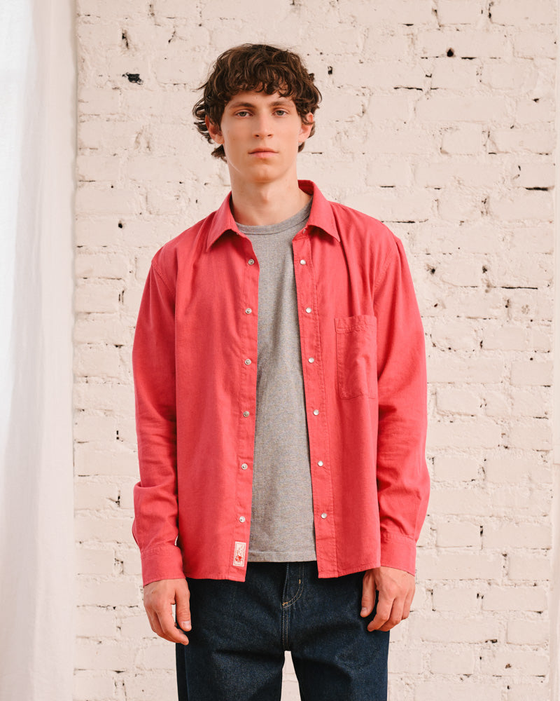 Merci - Pietro Flannel Shirt - Pink