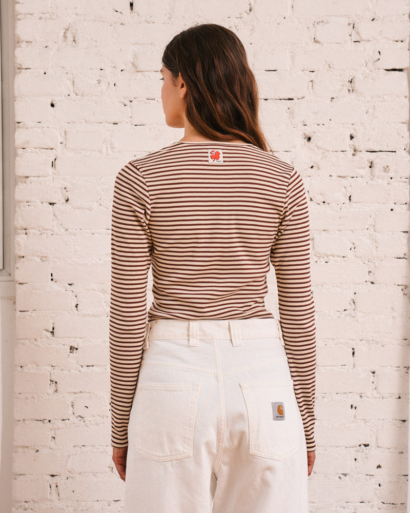 Merci - T-Shirt Carla - Marron