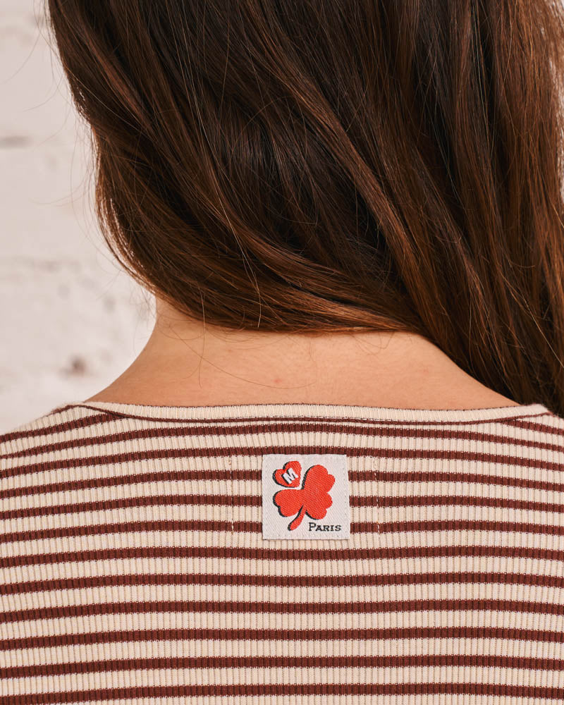 Merci - T-Shirt Carla - Marron