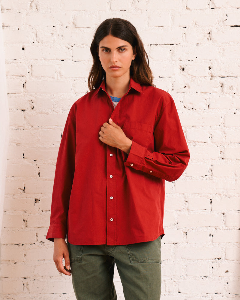 Merci - Constance Shirt - Burgundy