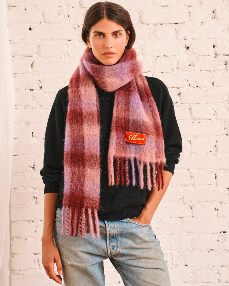 Merci - Romeo Scarf - Mauve Multi