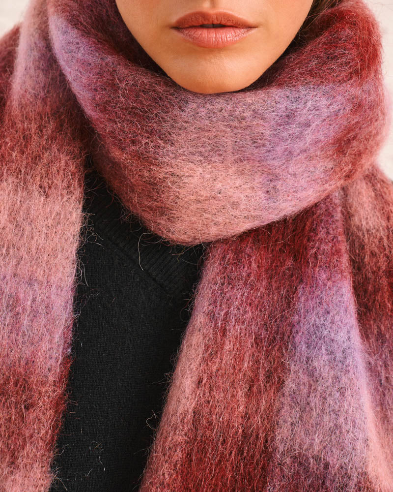 Merci - Romeo Scarf - Mauve Multi