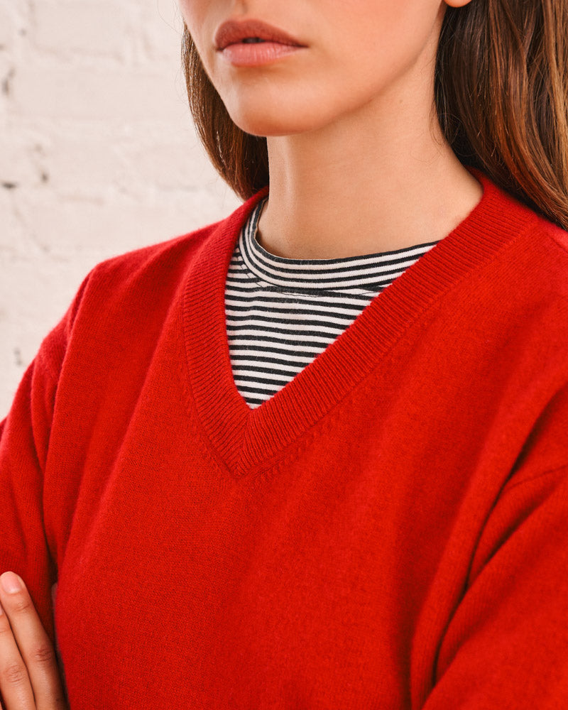 Merci - Pull Adele - Rouge