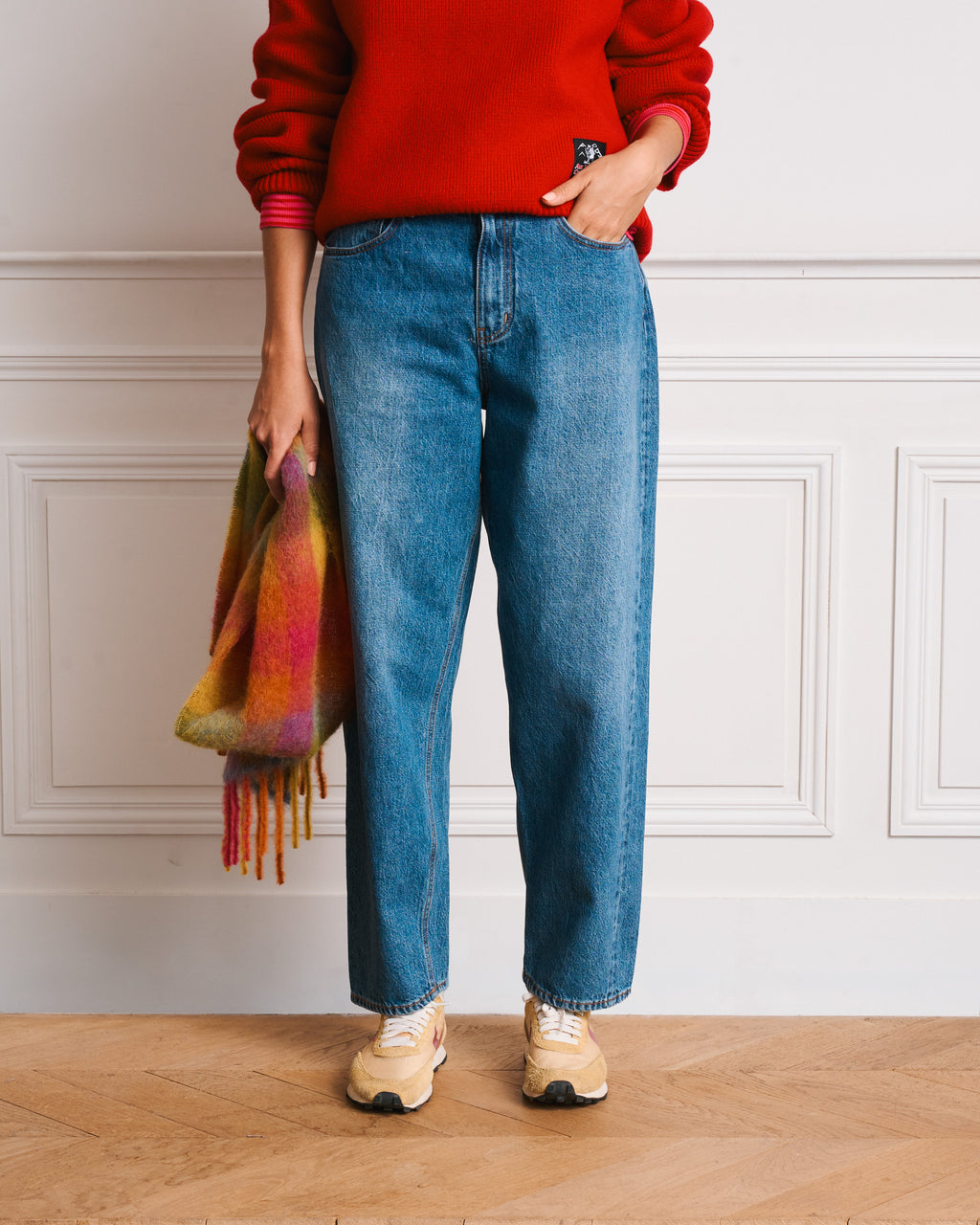 Merci - Carrot Clover Jeans - Stonewash