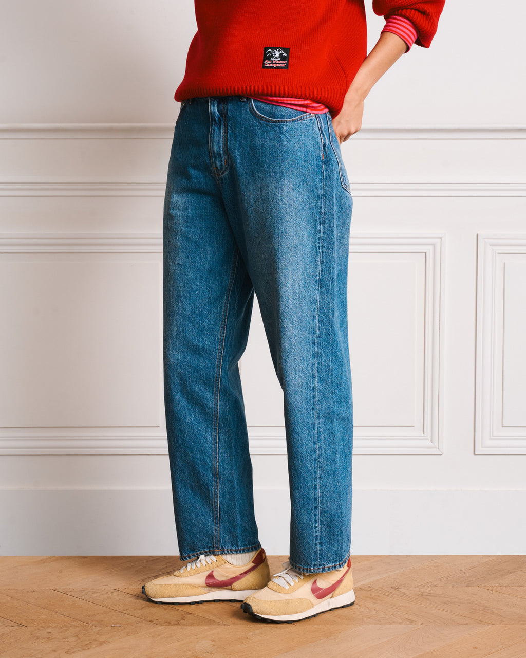 Merci - Carrot Clover Jeans - Stonewash