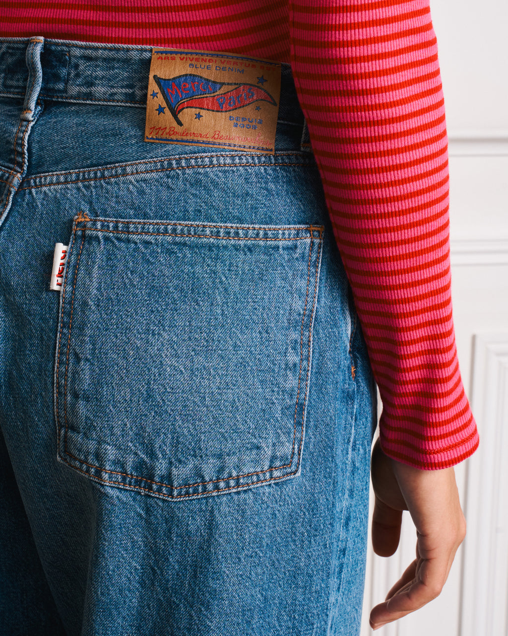 Merci - Carrot Clover Jeans - Stonewash