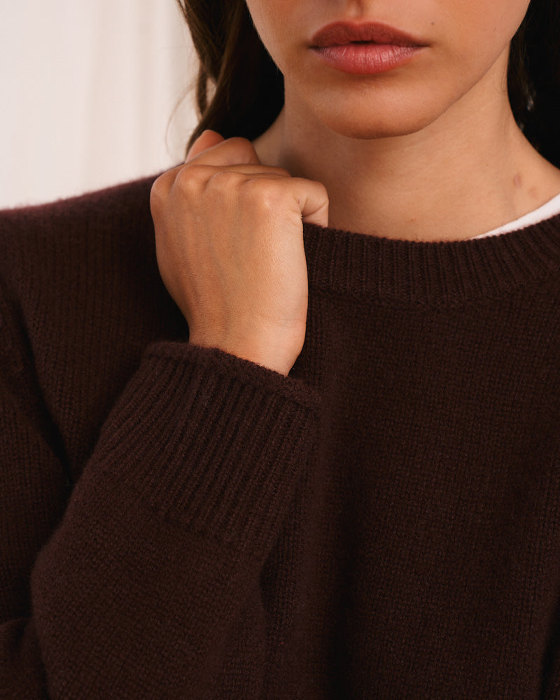 Merci - Pull Charlotte - Marron