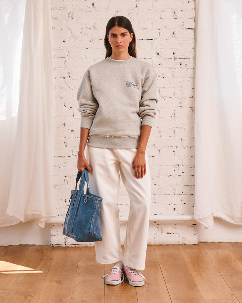 Merci - Sweat Miles - Gris Chiné