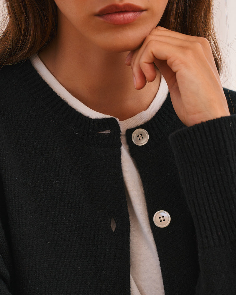 Merci - Grace cardigan - Black