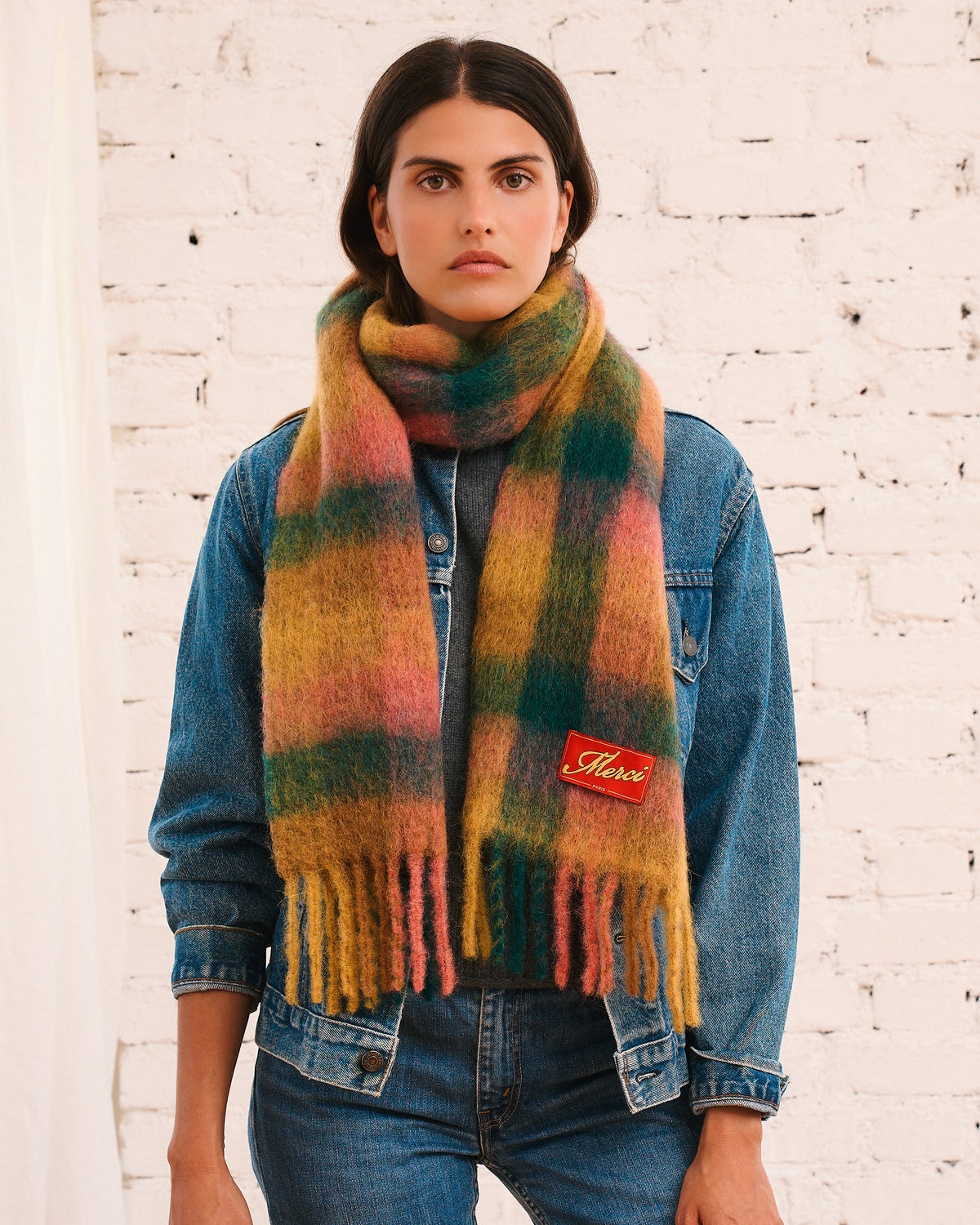Merci - Romeo Scarf - Green Multi