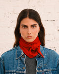 Merci - Bandana En Cachemire Martine - Rouge