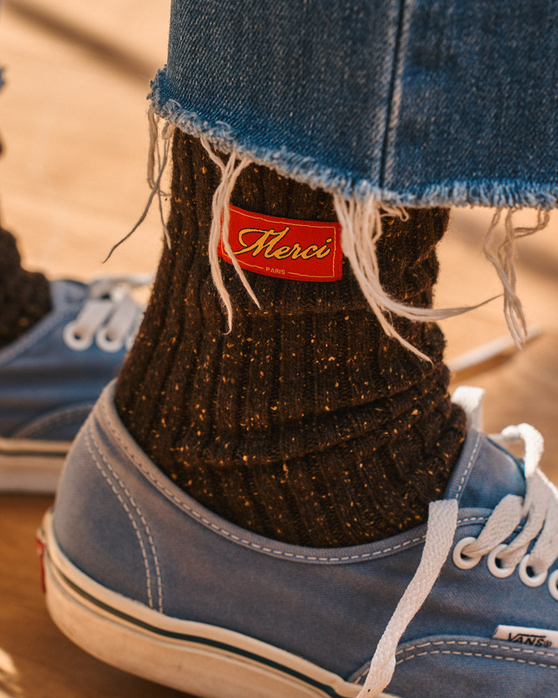 Merci - Sacha Socks - Brown