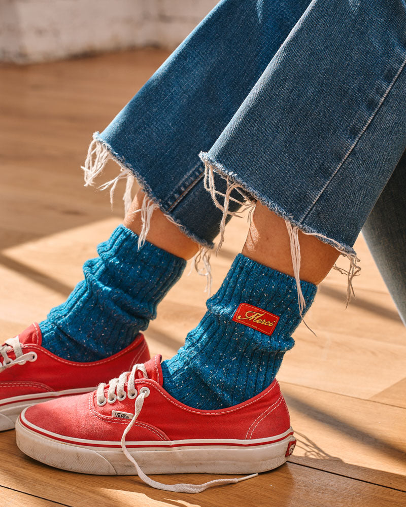 Merci - Chaussettes Sacha - Marine