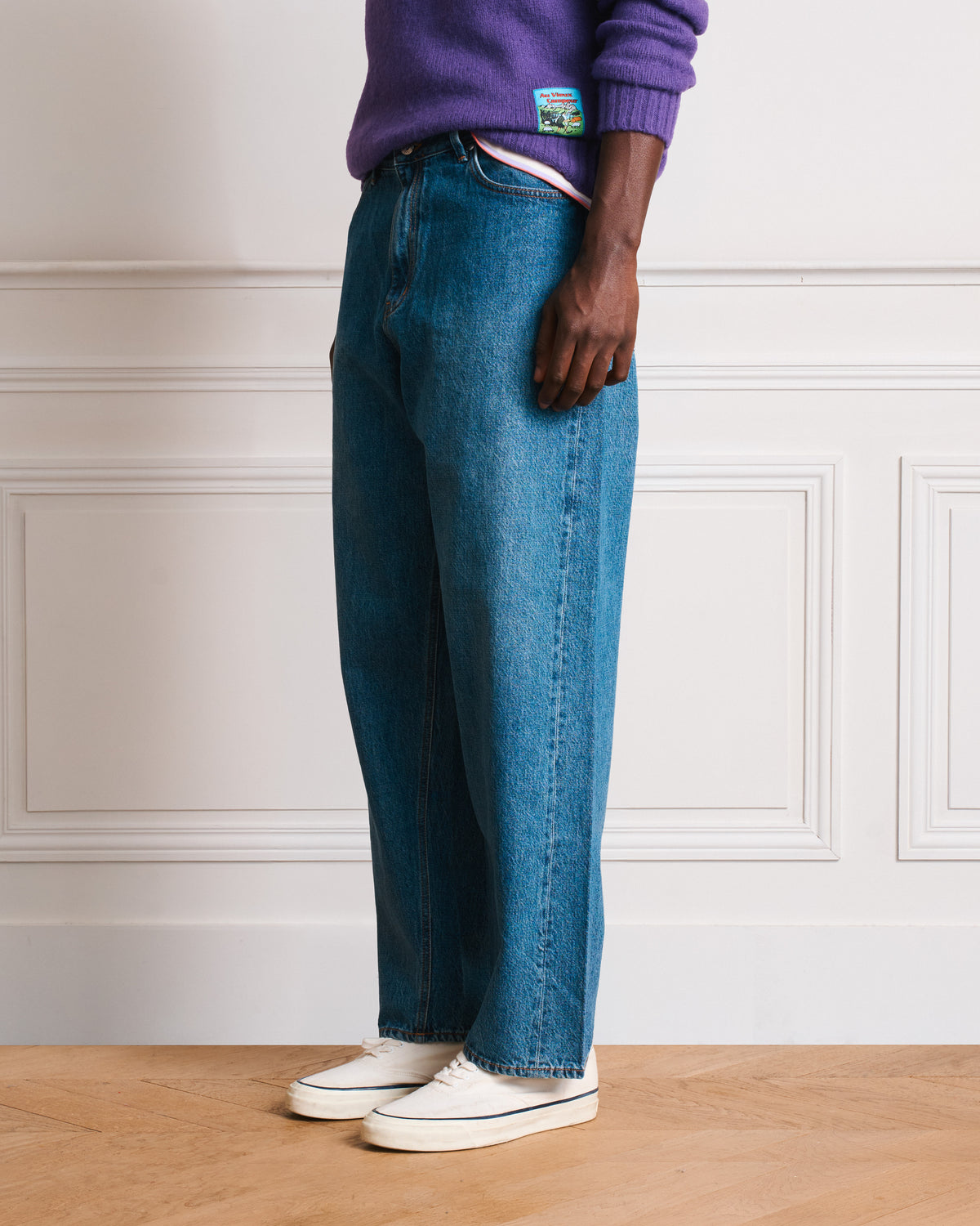 Merci - Carrot Clover Jeans - Stonewash