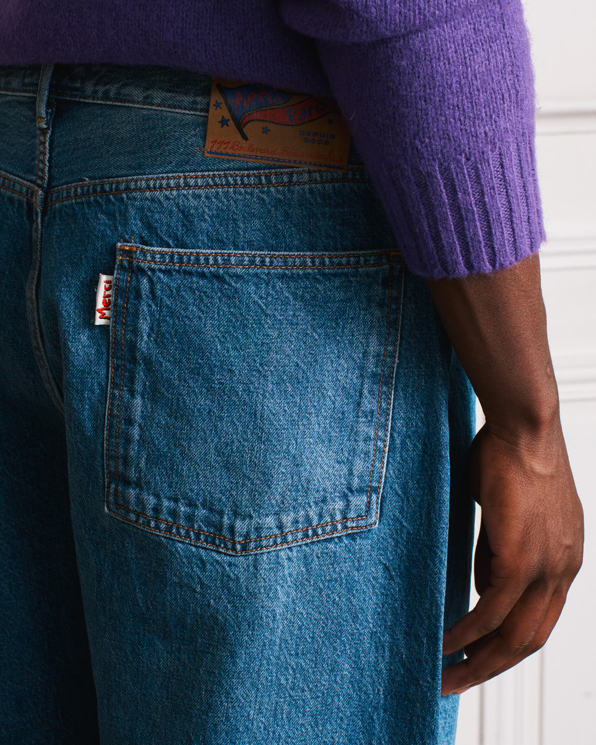 Merci - Carrot Clover Jeans - Stonewash