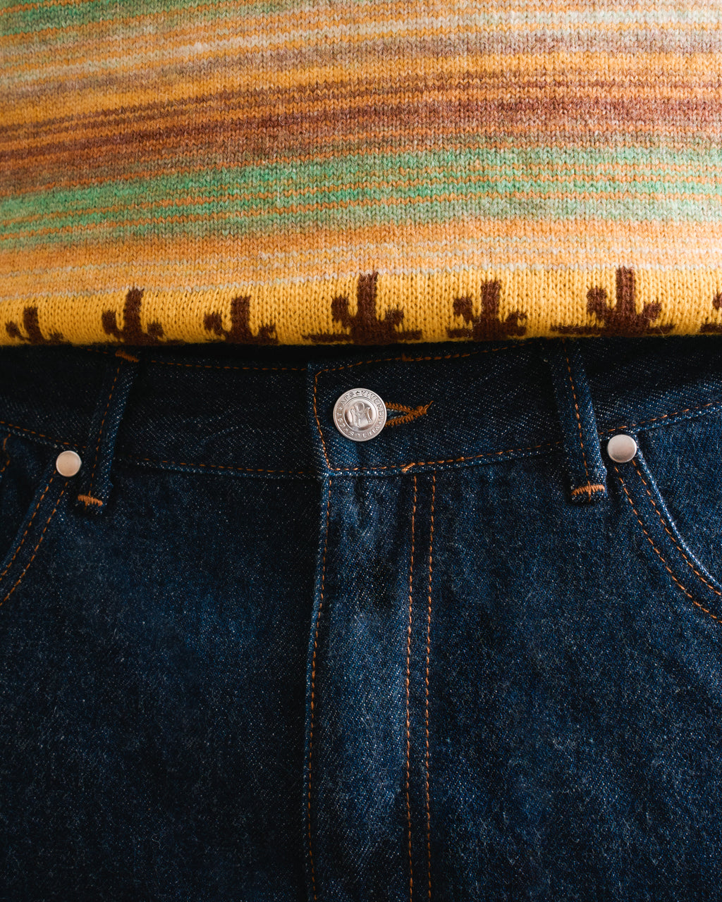 Merci - Jeans Droit Trèfle - Onewash