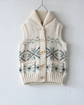 Ichi - Gilet Peru - Blanc