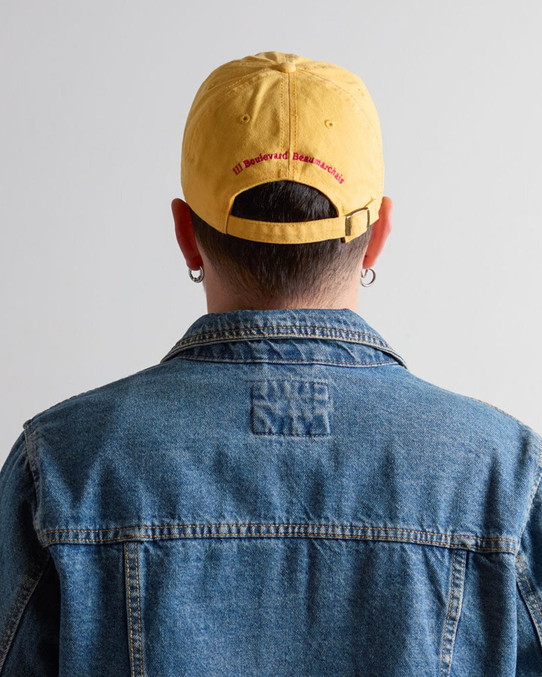 Merci - Non Merci cap - Yellow & Pink