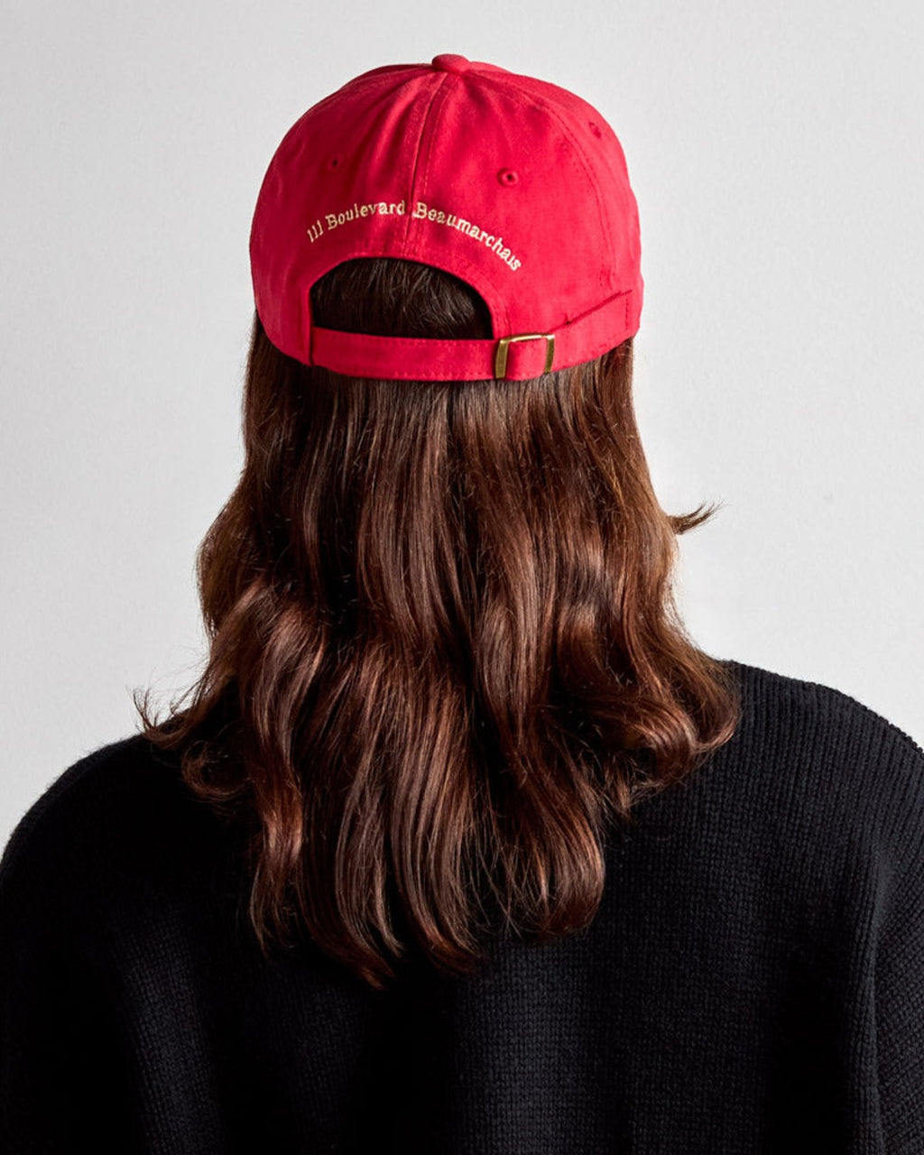 Merci - Casquette Miroir - Rouge & Ecru