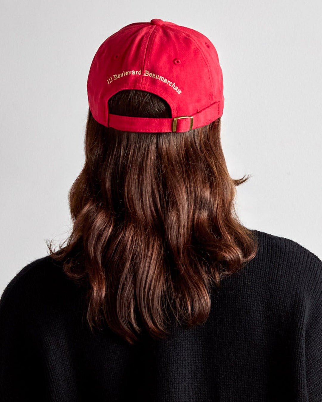 Merci - Casquette Miroir - Rouge & Ecru