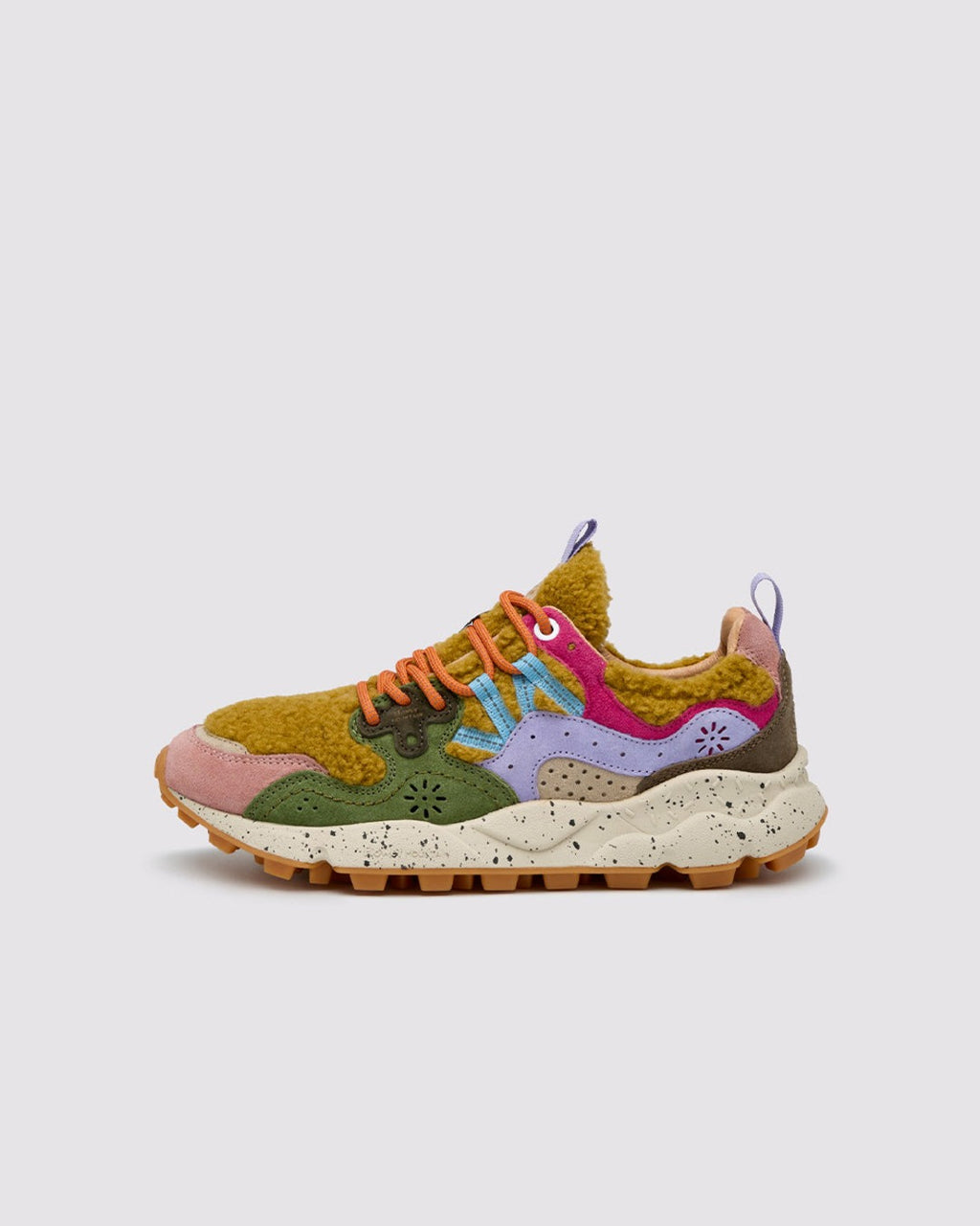Flower Mountain - Baskets Yamano 3 Woman - Marron/ Violet