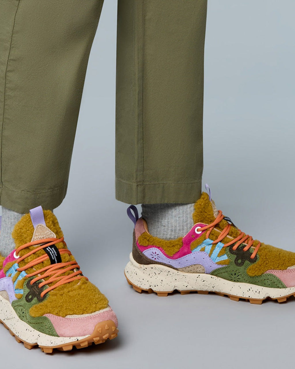Flower Mountain - Baskets Yamano 3 Woman - Marron/ Violet