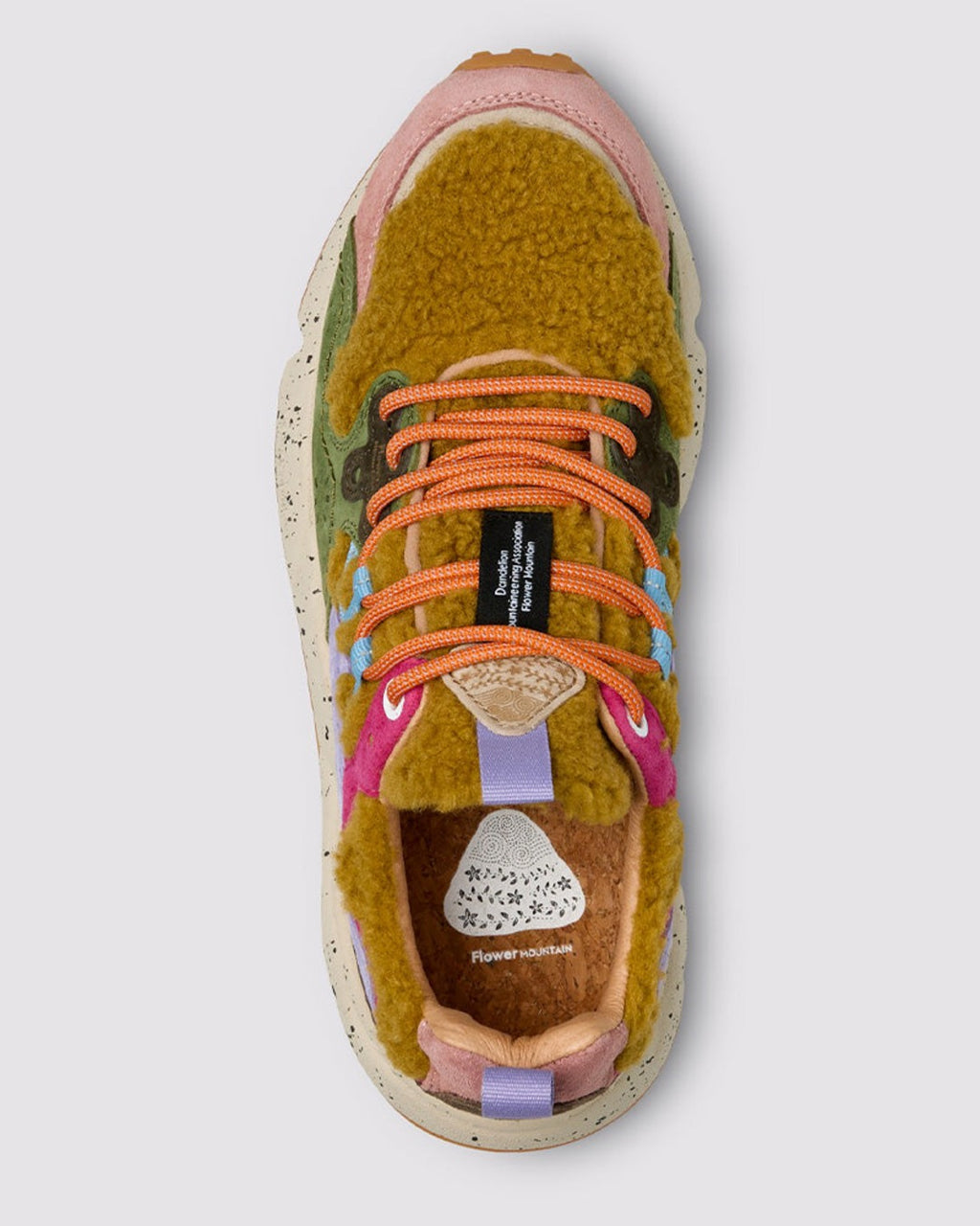 Flower Mountain - Baskets Yamano 3 Woman - Marron/ Violet