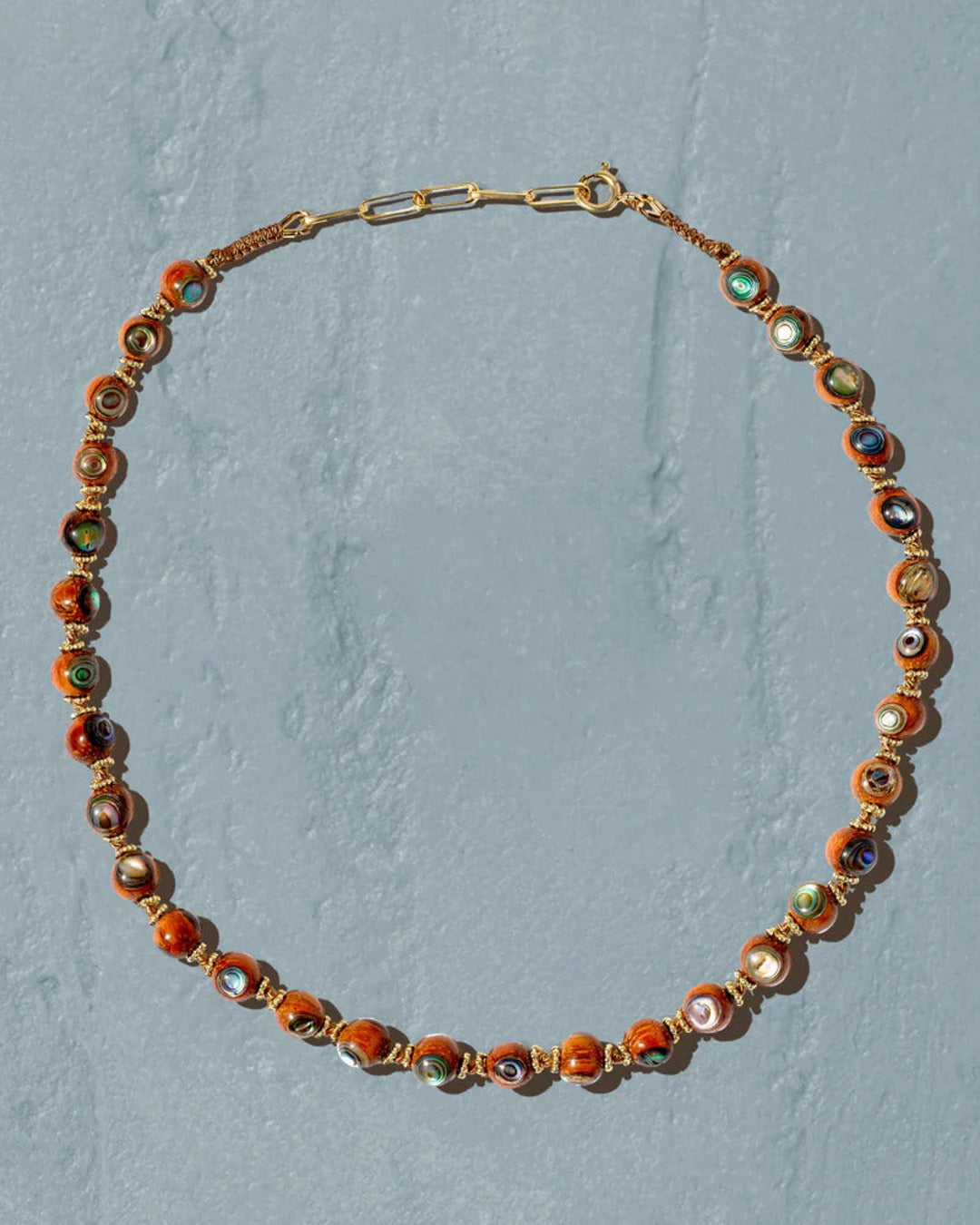Tityaravy - Collier Woody - Marron