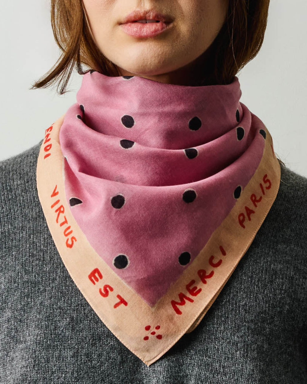 Merci - Ars Vivendi Virtus Est Bandana - Pink