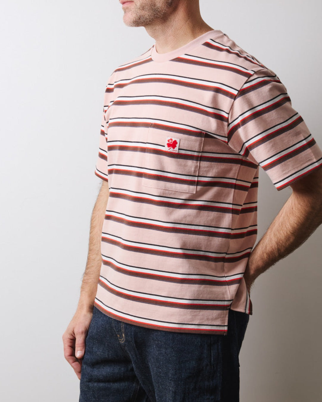 Merci - T-Shirt Vadim Stripes - Beige