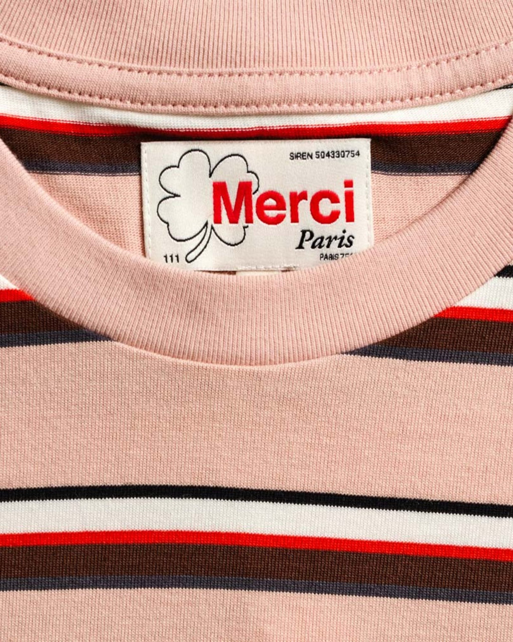 Merci - T-Shirt Vadim Stripes - Beige