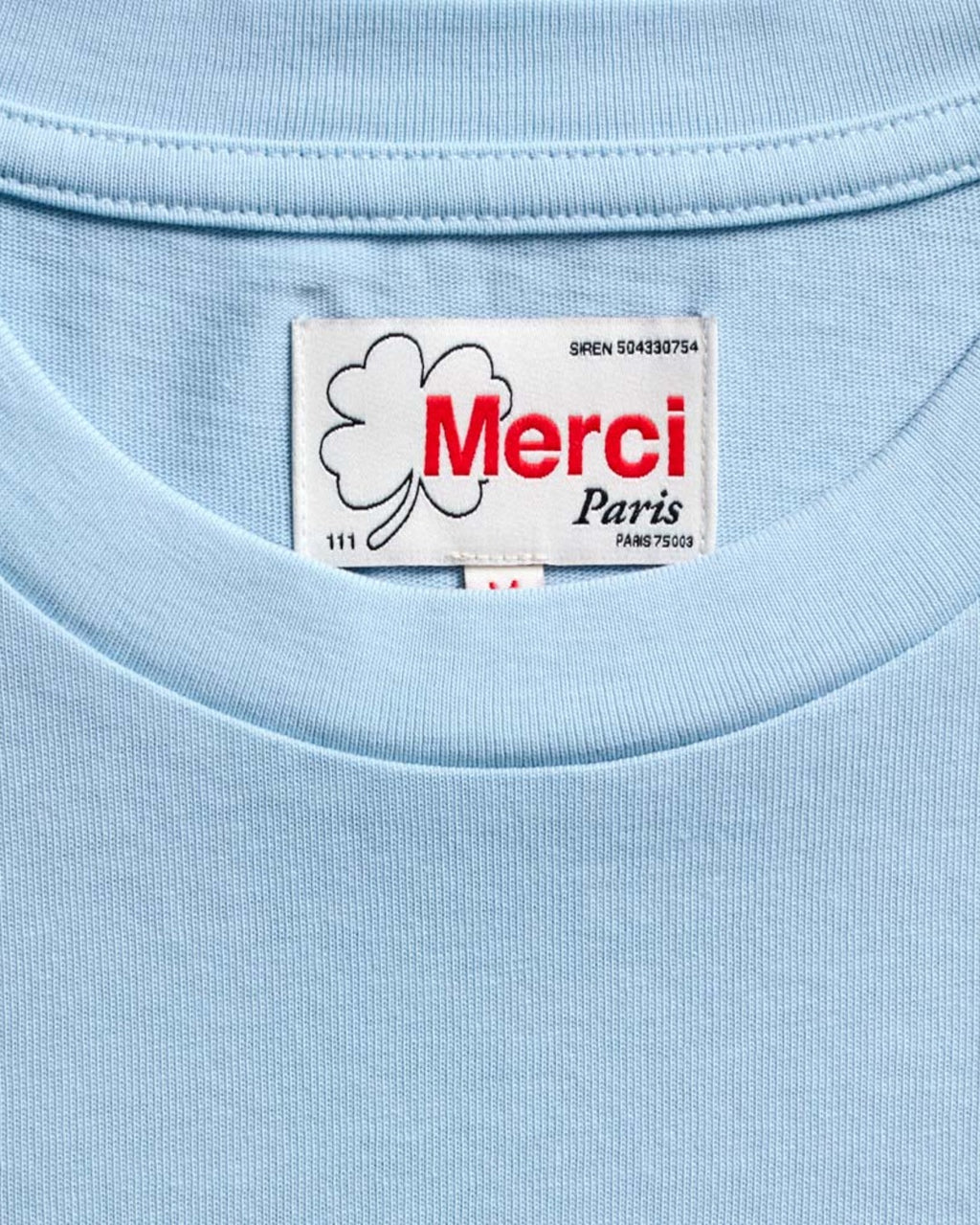 Merci - T-Shirt Vadim - Bleu Ciel