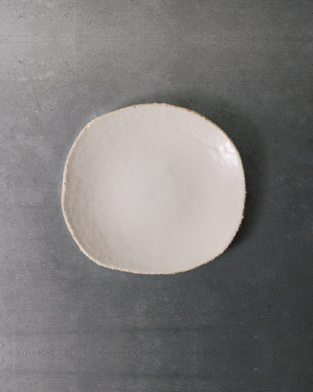 Jars Ceramistes - Wabi glazed stoneware dessert plate - White