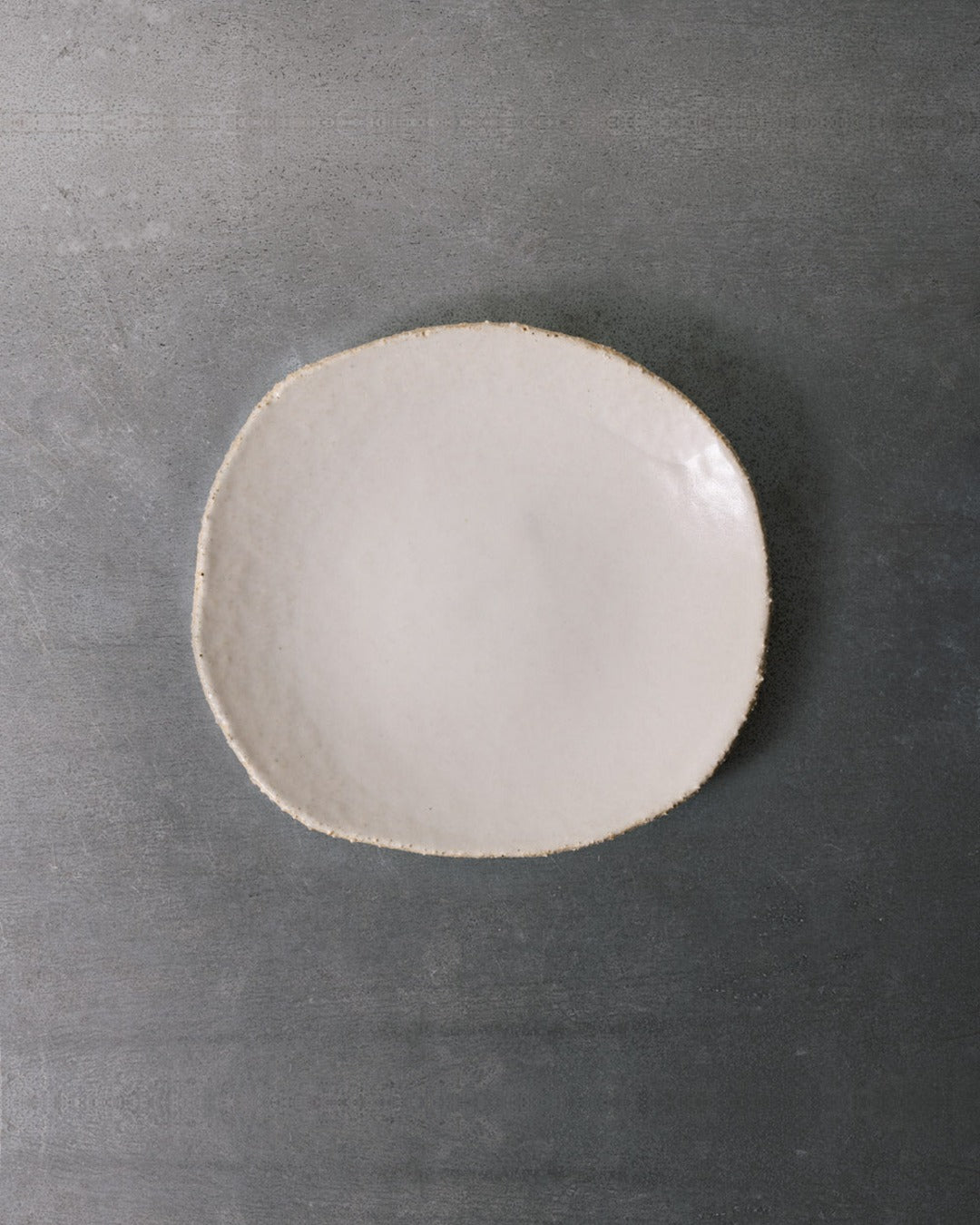 Jars Ceramistes - Wabi glazed stoneware dessert plate - White