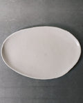 Jars Ceramistes - Plat En Grès Émaillé Wabi - Blanc