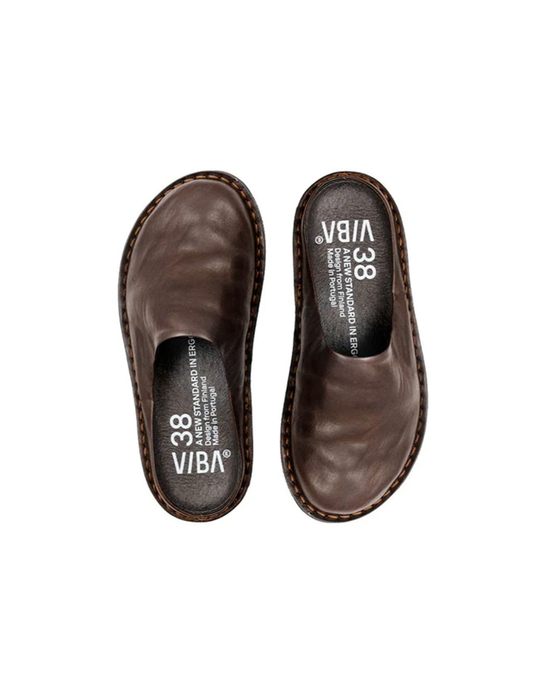 Vibae - Roma clogs - Cocoa Brown